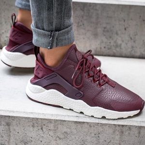 Nike Air Huarache Ultra Premium Burgundy Shoes